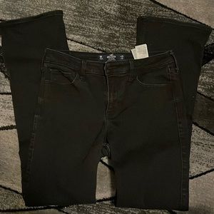 Black Hollister Bootcut Jeans